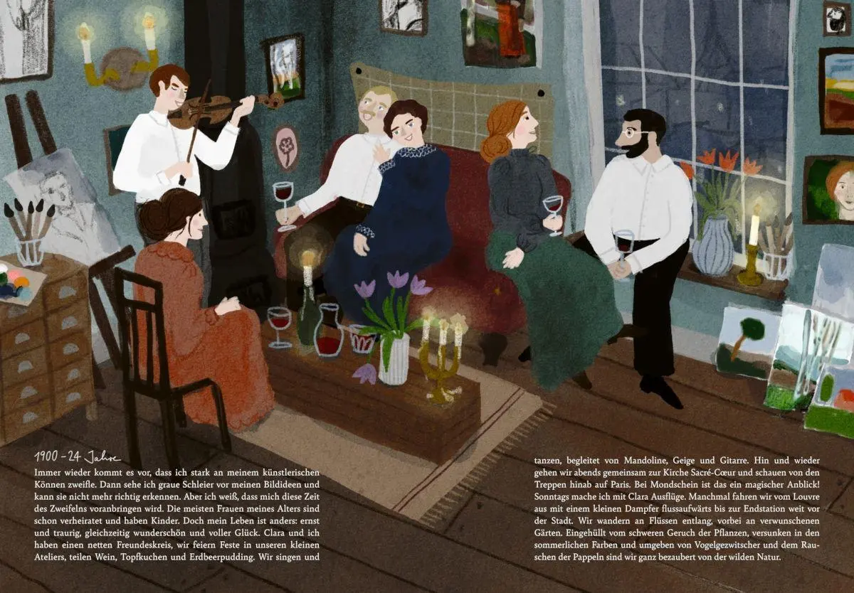 Bild: 9783775762052 | Paula Modersohn-Becker - Ich bin mutig, ich male Kinderbuch über...