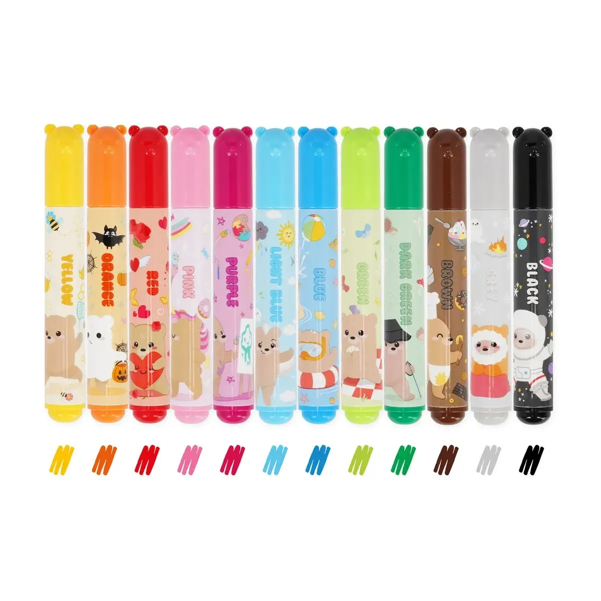 Cover: 8052694002152 | Legami Filzstifte Teddy Friends, 12er Set | Legami Teddy Friends