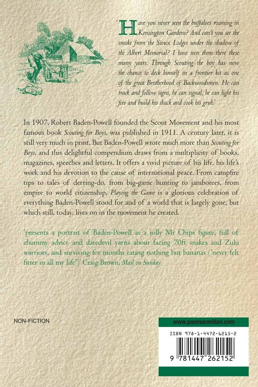 Rückseite: 9781447262152 | Playing the Game | A Baden-Powell Compendium | Robert Baden-Powell