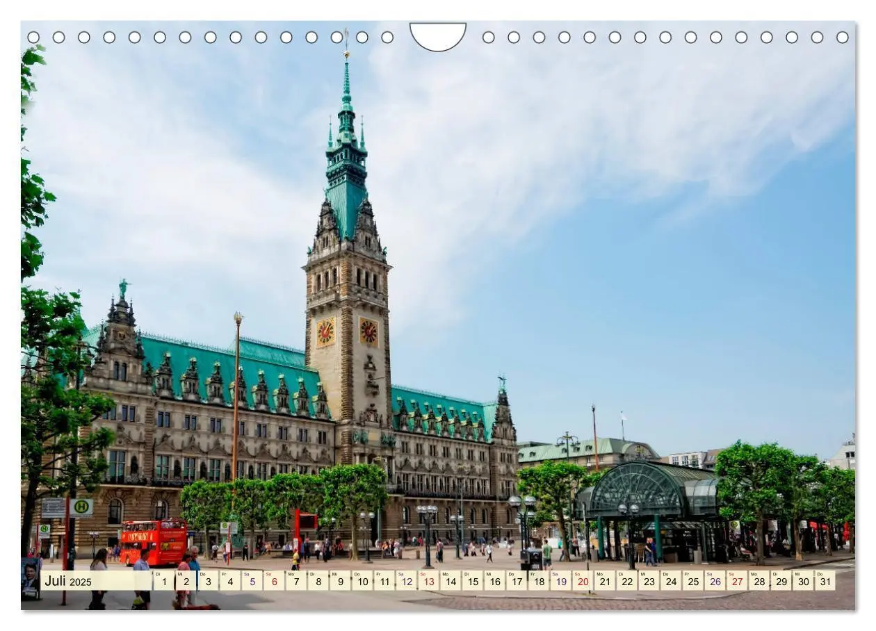 Bild: 9783435322152 | Hamburg - meine Stadt mit viel Herz (Wandkalender 2025 DIN A4...