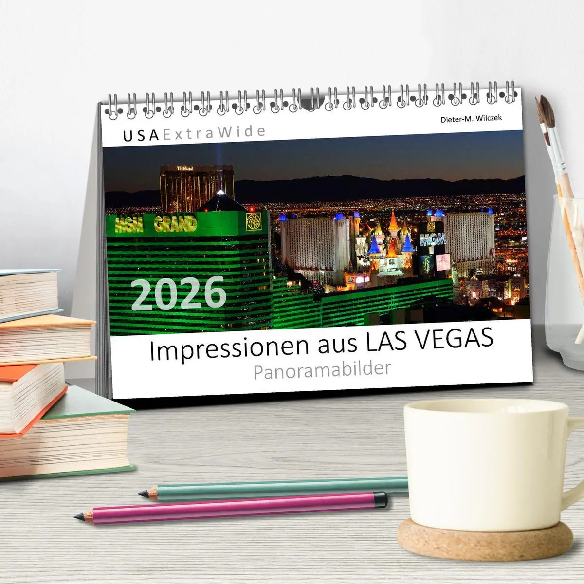 Bild: 9783457272152 | Impressionen aus LAS VEGAS (Tischkalender 2026 DIN A5 quer),...
