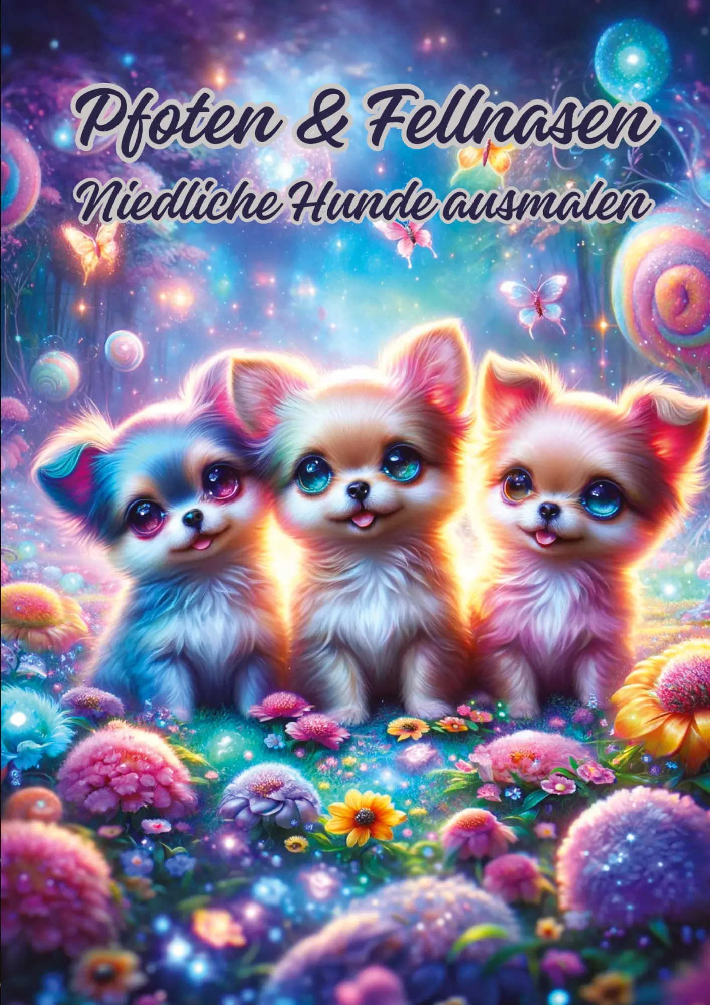 Cover: 9783384142252 | Pfoten &amp; Fellnasen | Niedliche Hunde ausmalen | Ela Artjoy | Buch