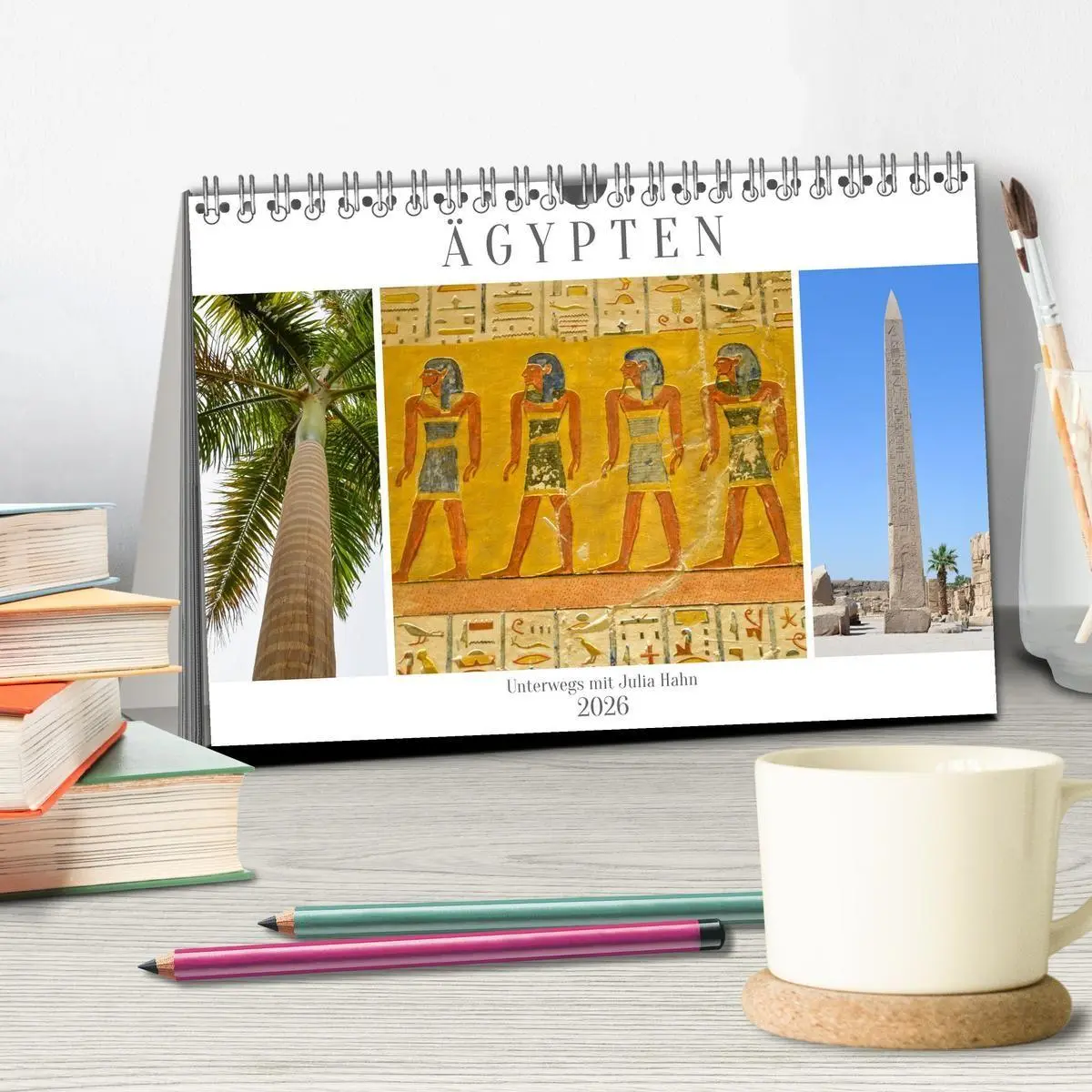 Bild: 9783516662252 | Ägypten - unterwegs mit Julia Hahn (Tischkalender 2026 DIN A5...