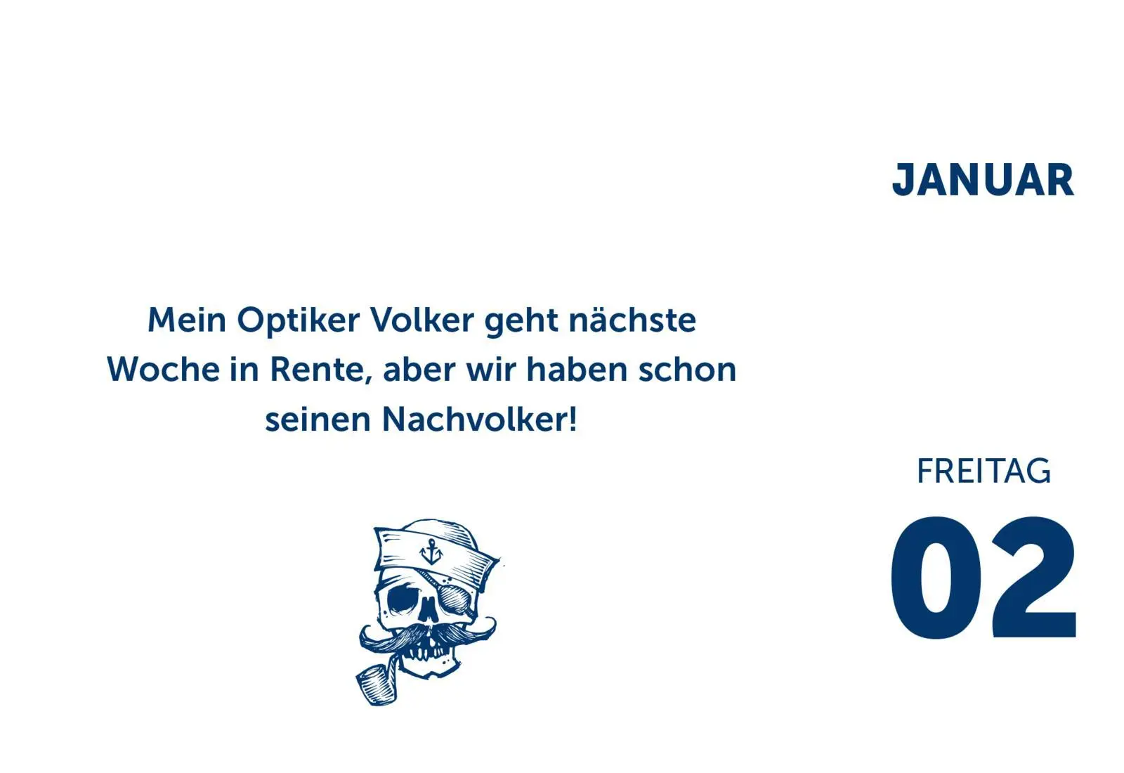 Bild: 9783830322252 | Männer, die aufs Wasser starren - Flachwitzkalender 2026 | starren
