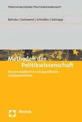 Cover: 9783832922252 | Methoden der Politikwissenschaft | Joachim Behnke (u. a.) | Buch