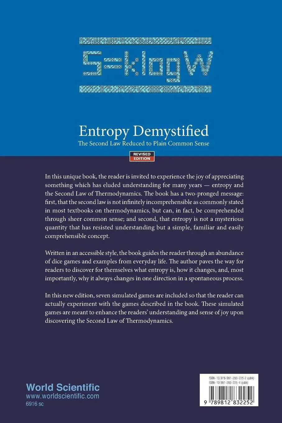 Rückseite: 9789812832252 | ENTROPY DEMYSTIFIED, REVISED EDITION | Ben-Naim Arieh | Taschenbuch