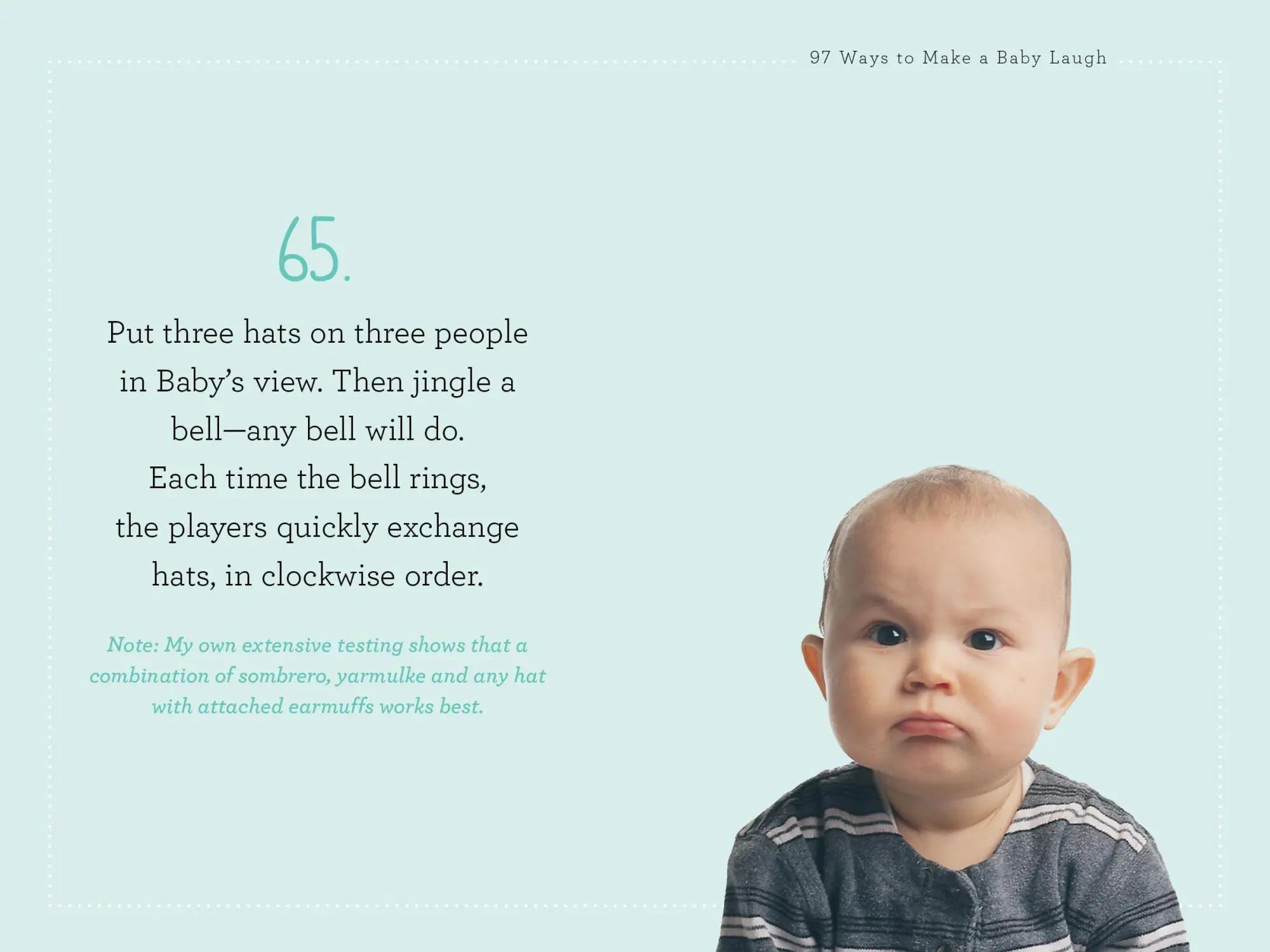 Bild: 9780761172352 | 97 Ways to Make a Baby Laugh | Jack Moore | Taschenbuch | Englisch