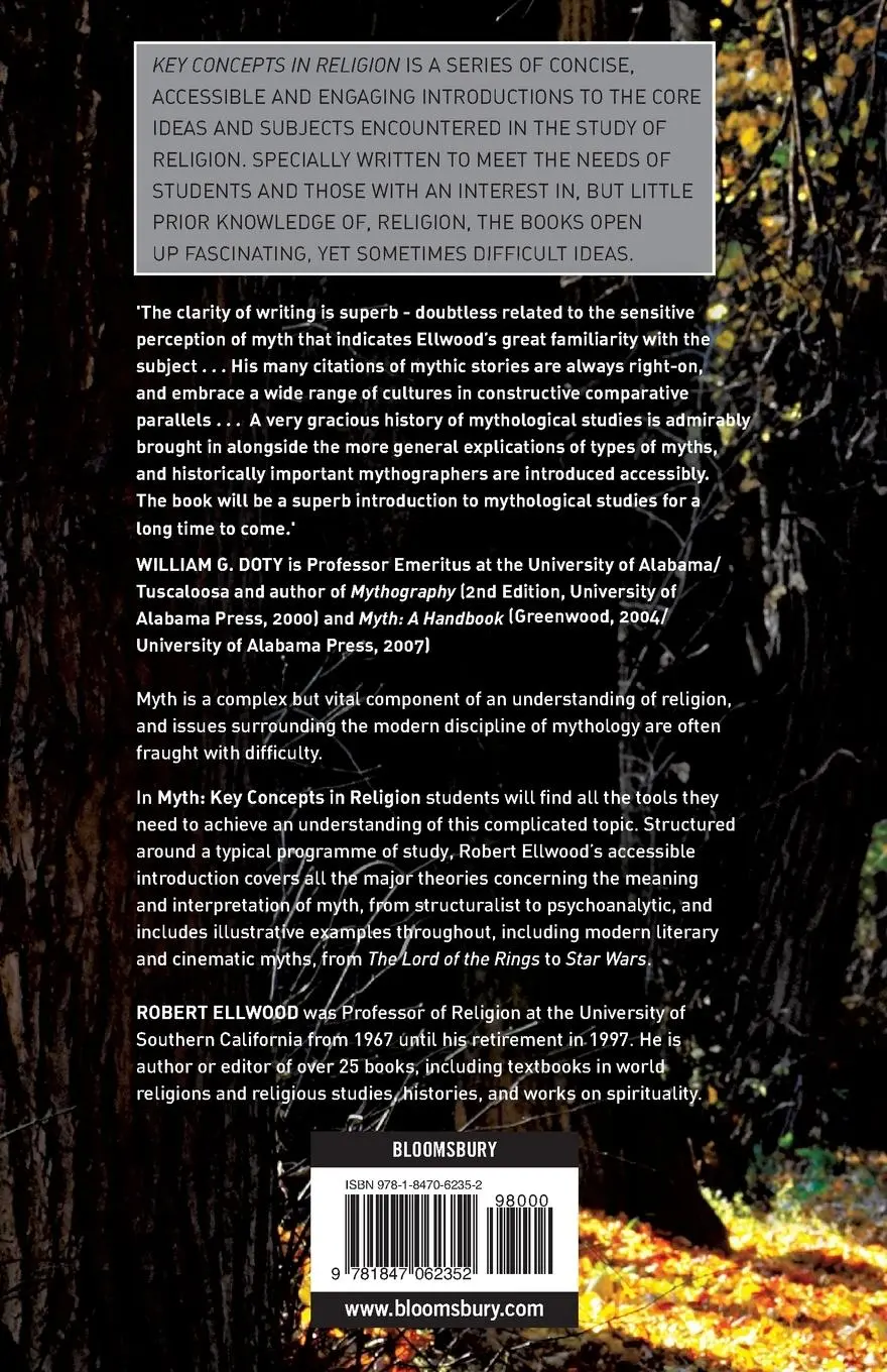 Rückseite: 9781847062352 | Myth | Key Concepts in Religion | Robert Ellwood | Taschenbuch | 2008
