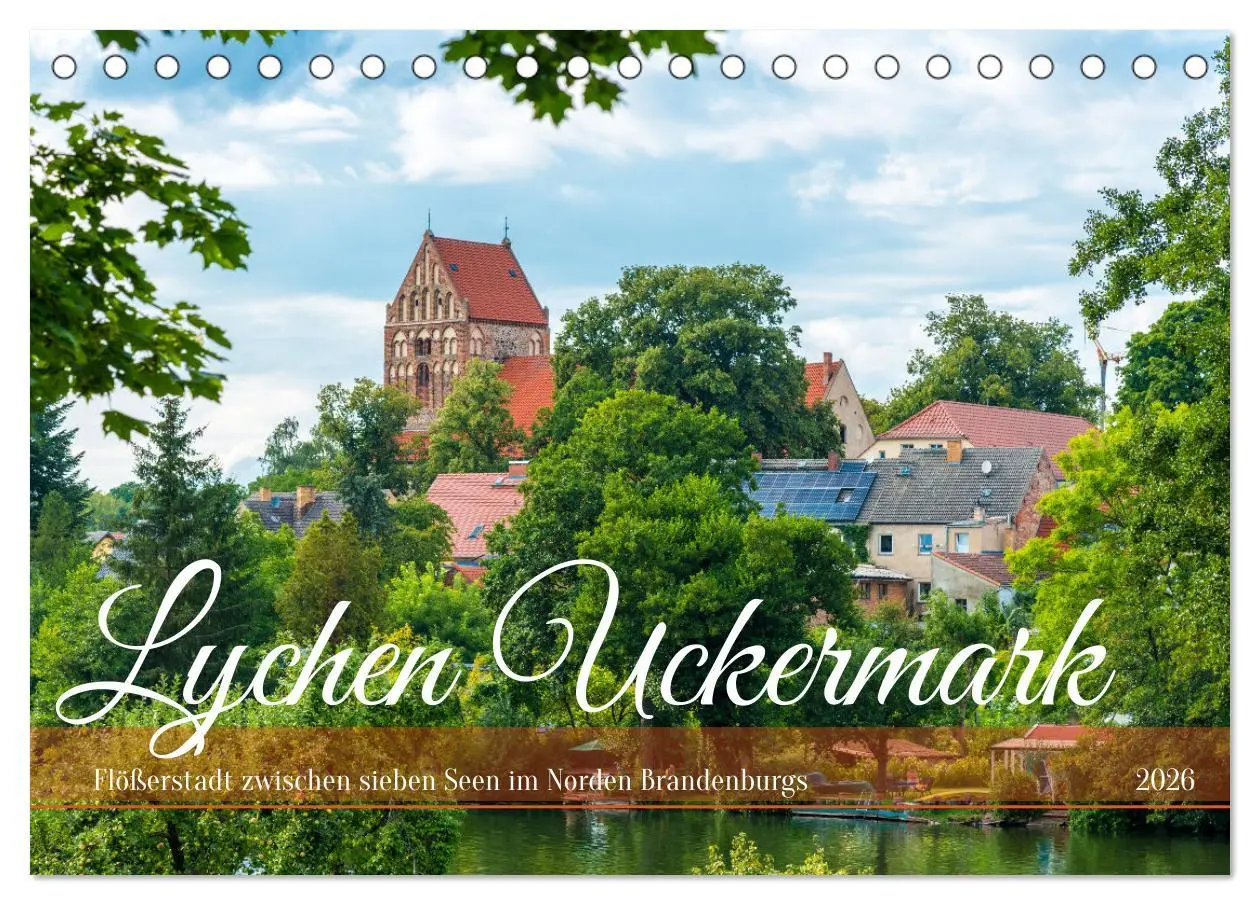 Cover: 9783457492352 | Lychen Uckermark (Tischkalender 2026 DIN A5 quer), CALVENDO...