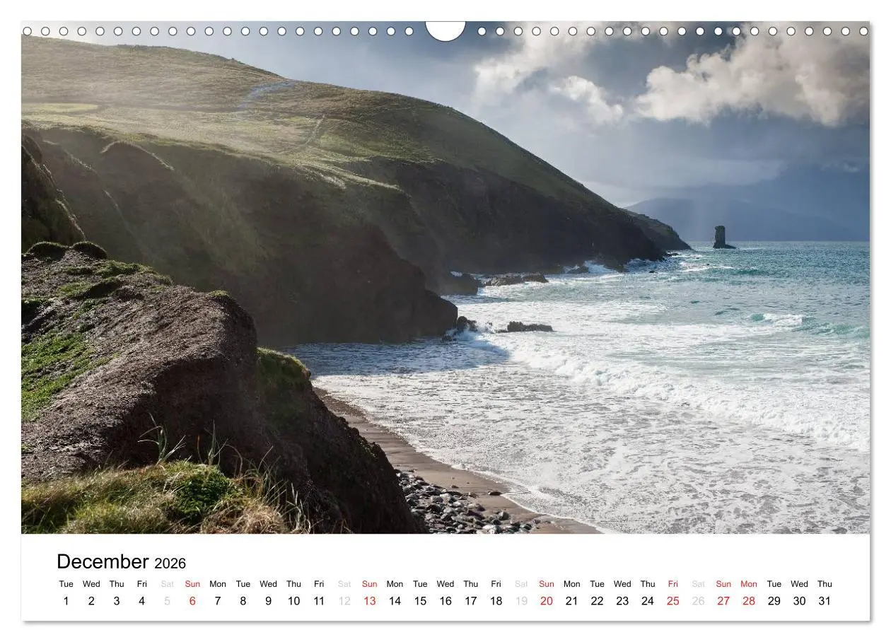 Bild: 9783516582352 | Ireland. Wild Atlantic Views / UK-Version (Wall Calendar 2026 DIN...