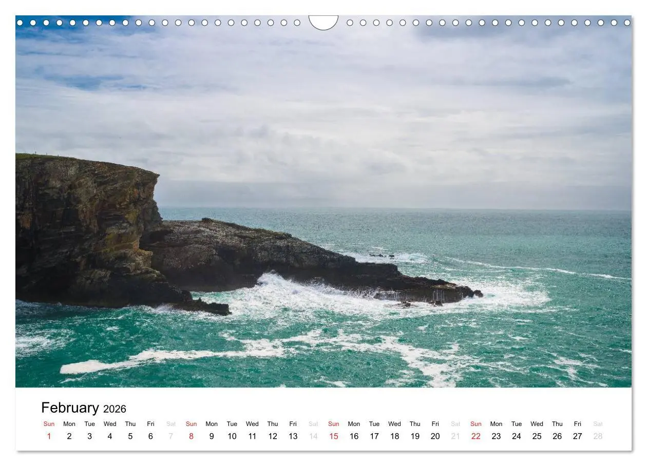 Bild: 9783516582352 | Ireland. Wild Atlantic Views / UK-Version (Wall Calendar 2026 DIN...