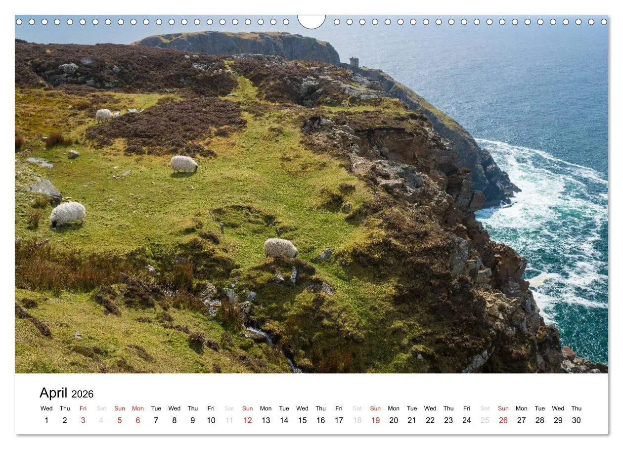 Bild: 9783516582352 | Ireland. Wild Atlantic Views / UK-Version (Wall Calendar 2026 DIN...