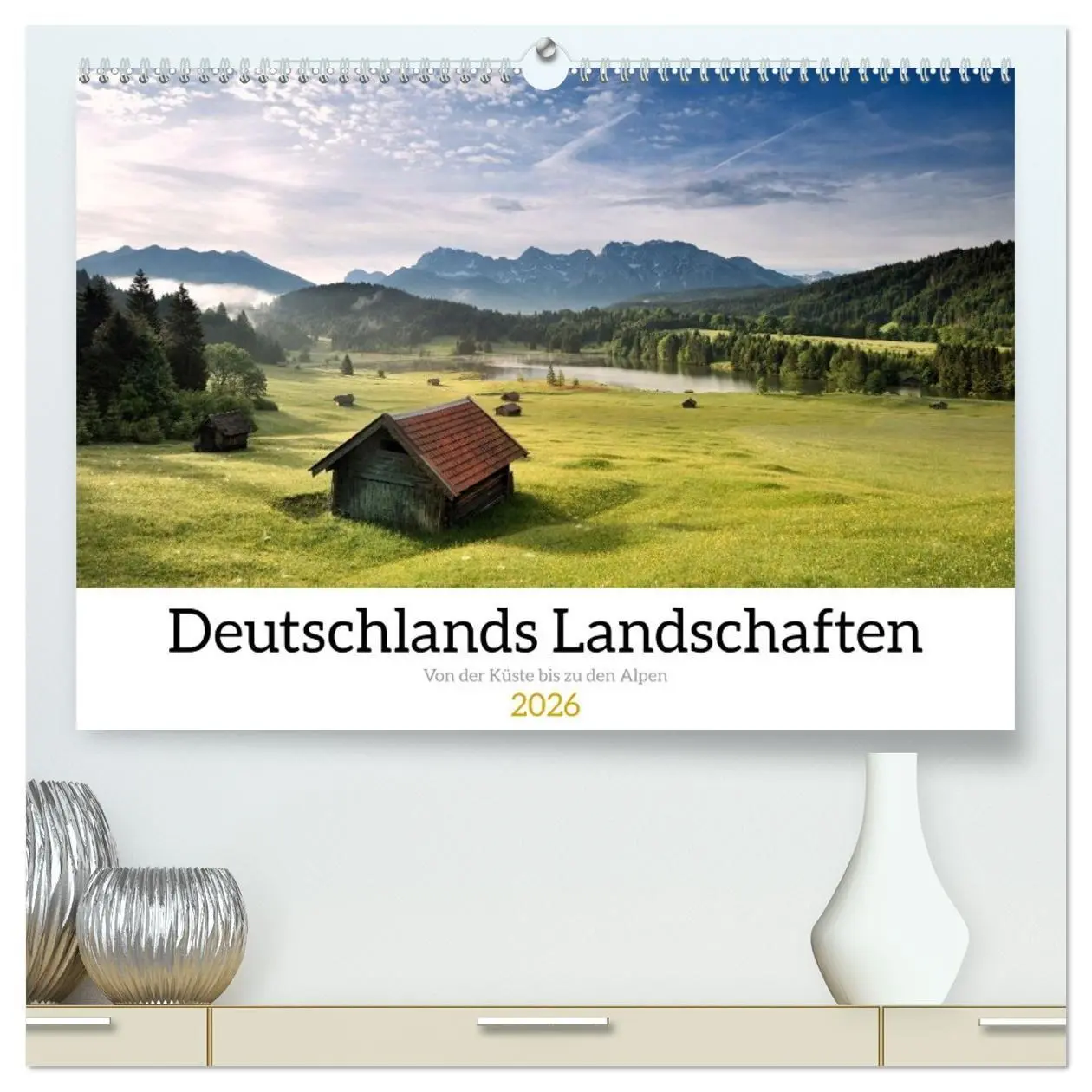 Cover: 9783516722352 | Deutschlands Landschaften 2026 - Von der Küste bis zu den Alpen...