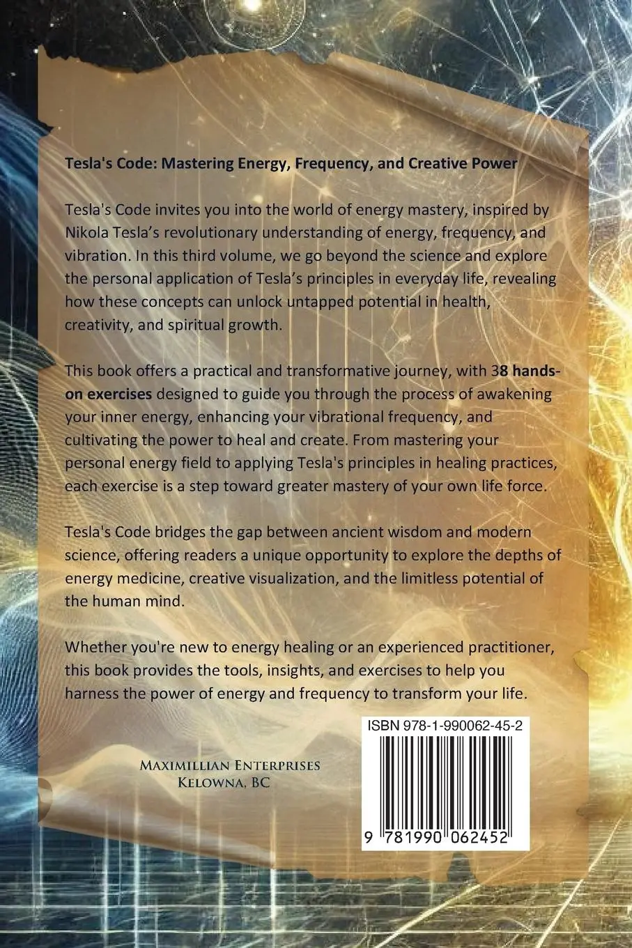 Rückseite: 9781990062452 | Tesla's Code | Mastering Energy, Frequency, and Creative Power | Buch