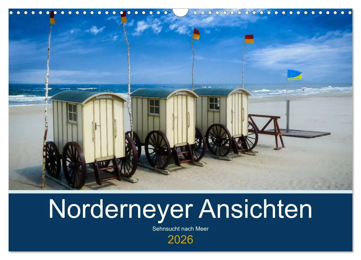 Cover: 9783457622452 | Norderneyer Ansichten (Wandkalender 2026 DIN A3 quer), CALVENDO...