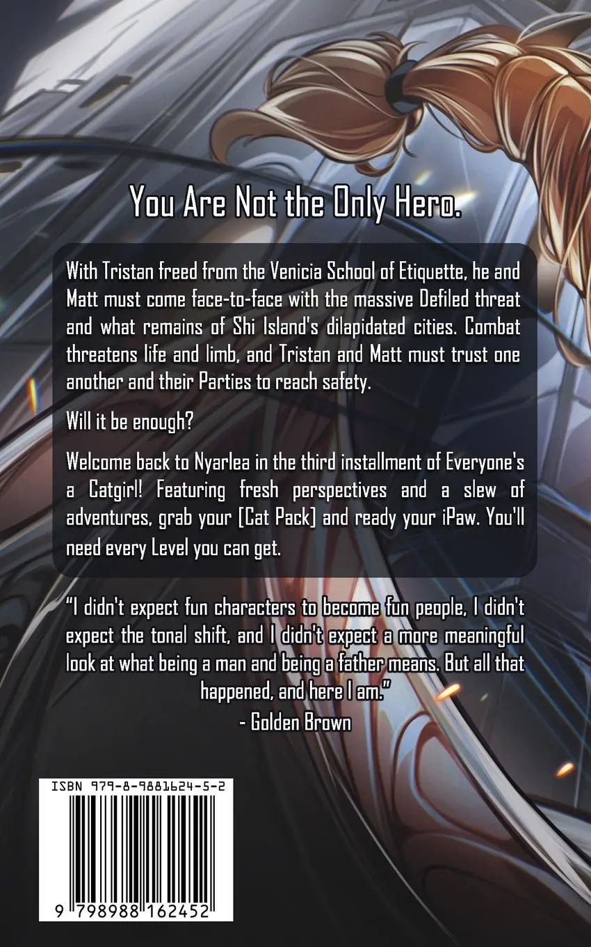 Rückseite: 9798988162452 | Everyone's a Catgirl! | Volume Three - A LitRPG Isekai Adventure
