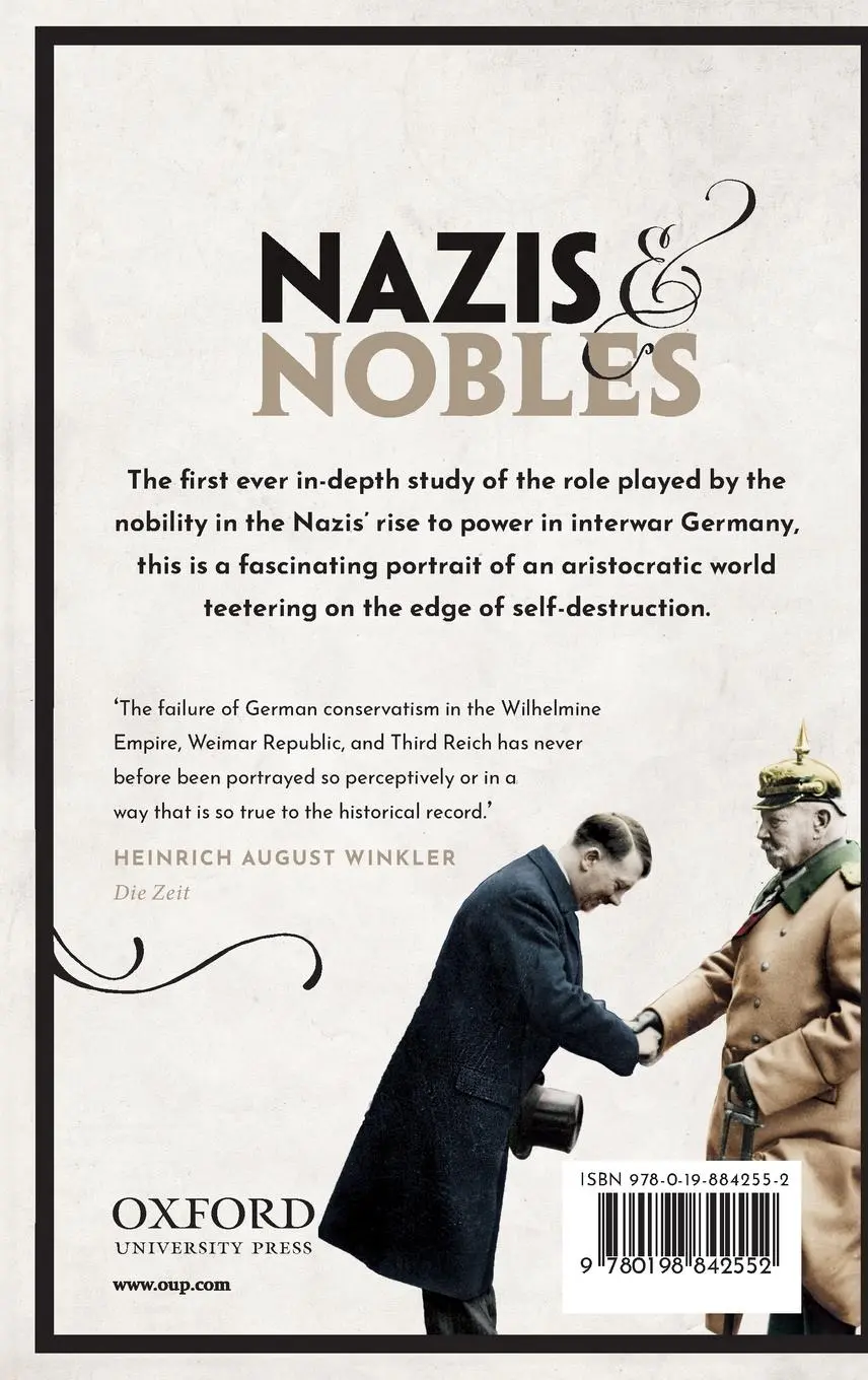 Rückseite: 9780198842552 | Nazis and Nobles | The History of a Misalliance | Malinowski | Buch