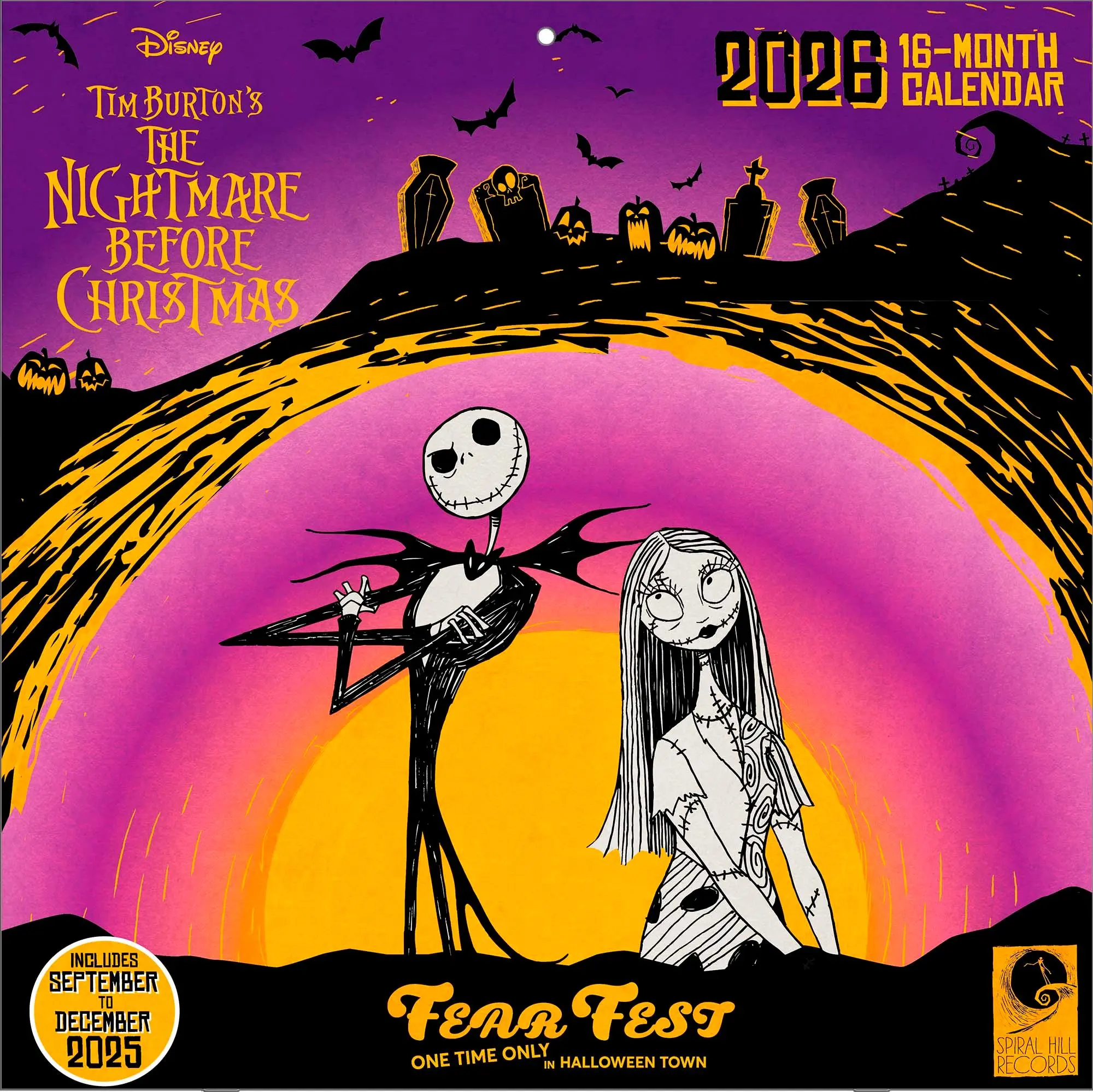 Cover: 9781804232552 | THE NIGHTMARE BEFORE CHRISTMAS - Broschürenkalender im Format 30 x 30