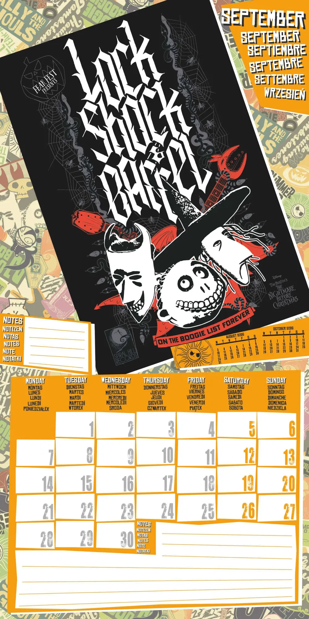 Bild: 9781804232552 | THE NIGHTMARE BEFORE CHRISTMAS - Broschürenkalender im Format 30 x 30