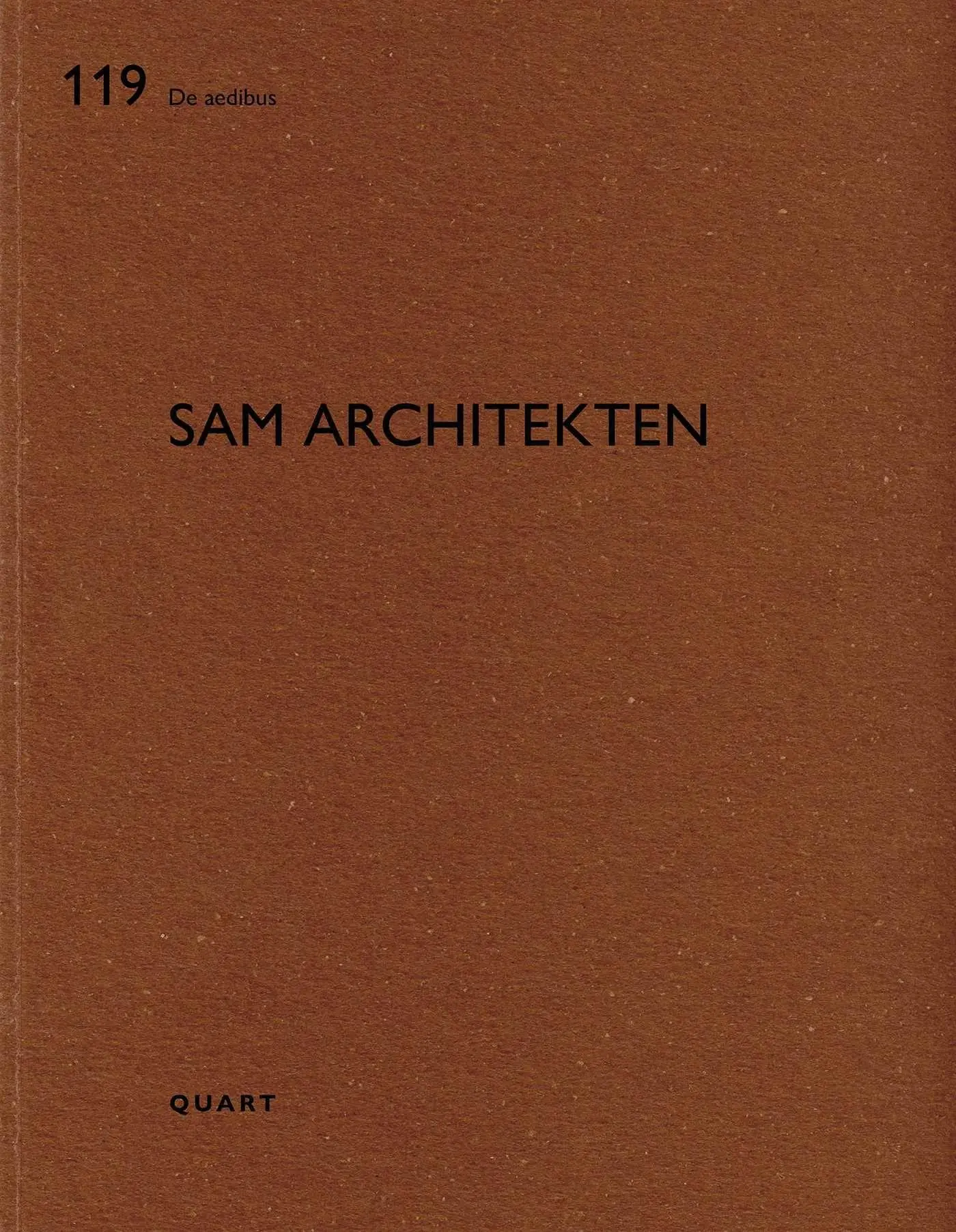 Cover: 9783037612552 | sam architekten | Heinz Wirz | Taschenbuch | De aedibus | 128 S.