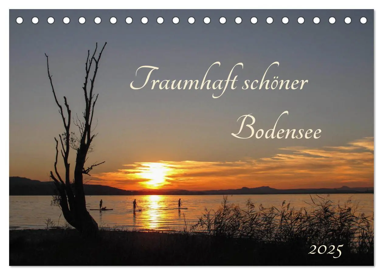 Cover: 9783435452552 | Traumhaft schöner Bodensee (Tischkalender 2025 DIN A5 quer),...