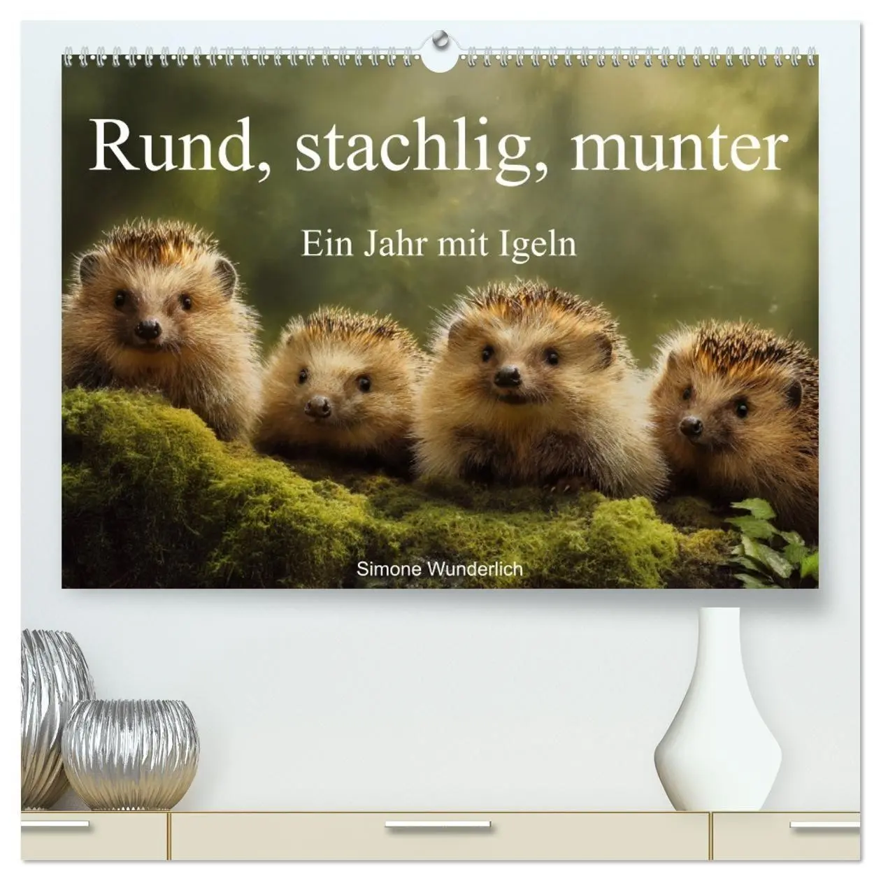 Cover: 9783516942552 | Rund, stachlig, munter - Ein Jahr mit Igeln (hochwertiger Premium...