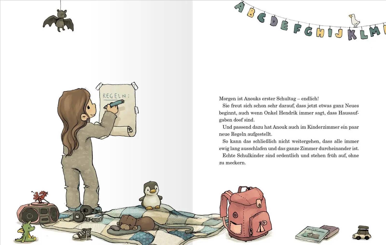Bild: 9783845862552 | Anouk und der verrückte erste Schultag | Hendrikje Balsmeyer (u. a.)