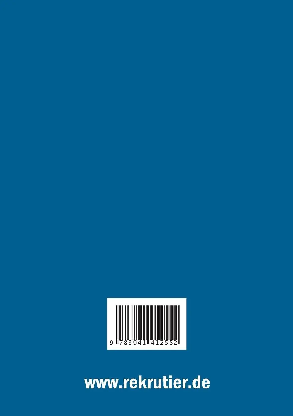 Rückseite: 9783941412552 | Mein REKRU-TIER Kontaktkalender | Tobias Schlosser (u. a.) | Buch