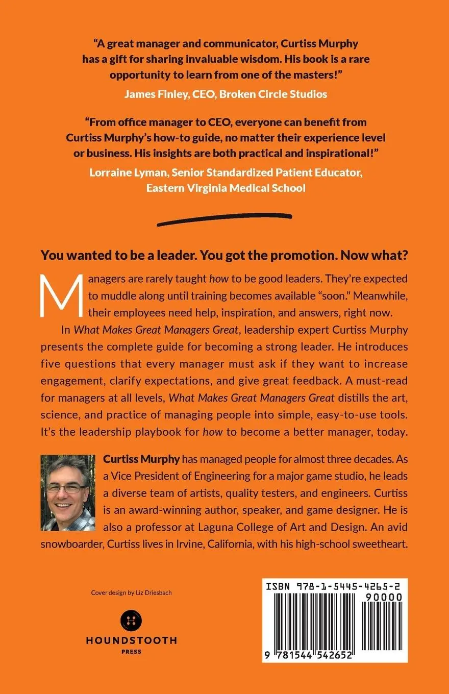 Rückseite: 9781544542652 | What Makes Great Managers Great | Curtiss Murphy | Taschenbuch | 2023