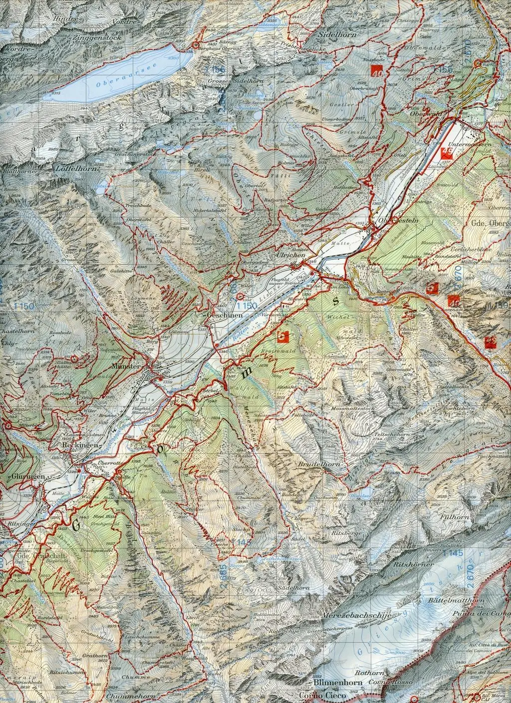 Bild: 9783302302652 | Swisstopo 1 : 50 000 Nufenenpass | swisstopo | (Land-)Karte | Deutsch