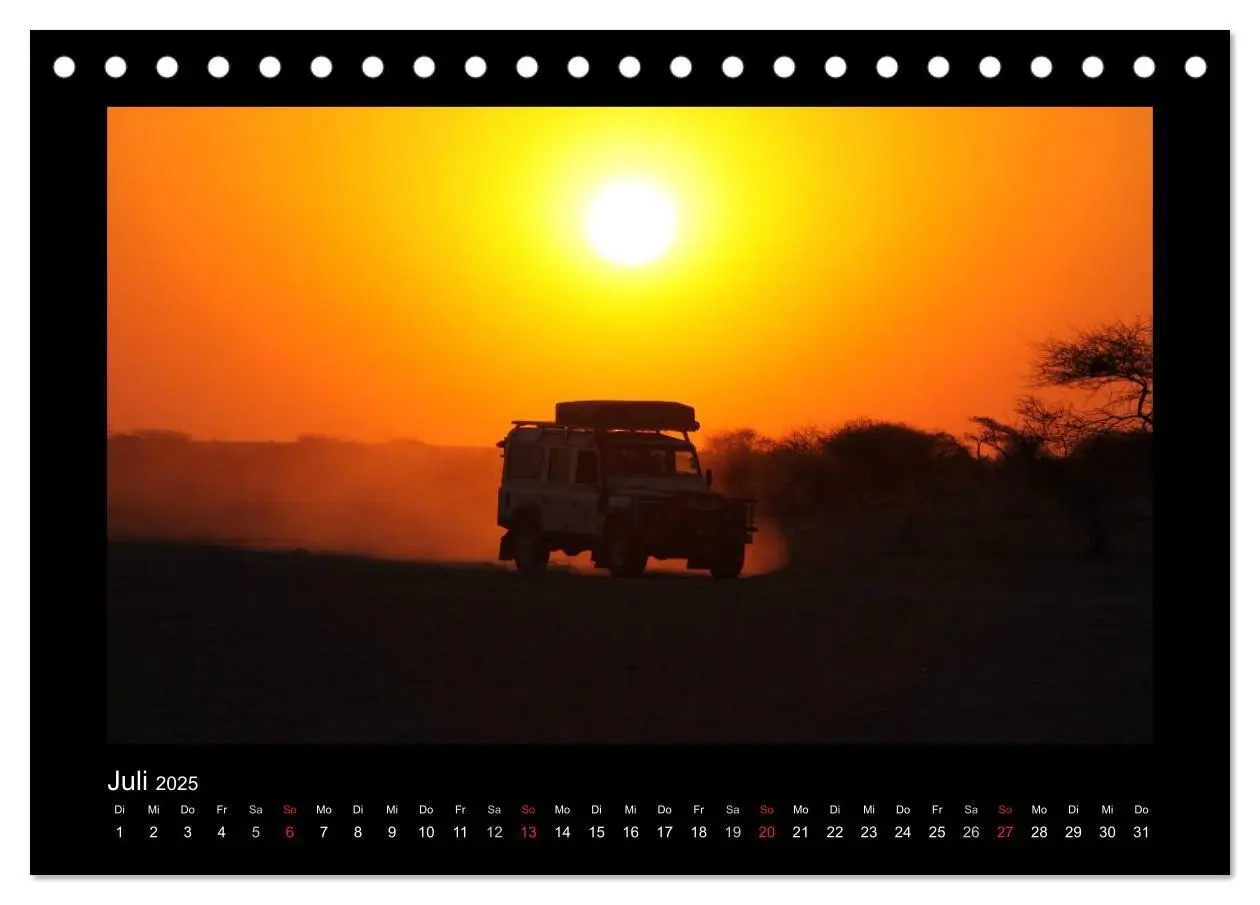 Bild: 9783435752652 | Land Rover Defender - Unterwegs in Afrika (Tischkalender 2025 DIN...