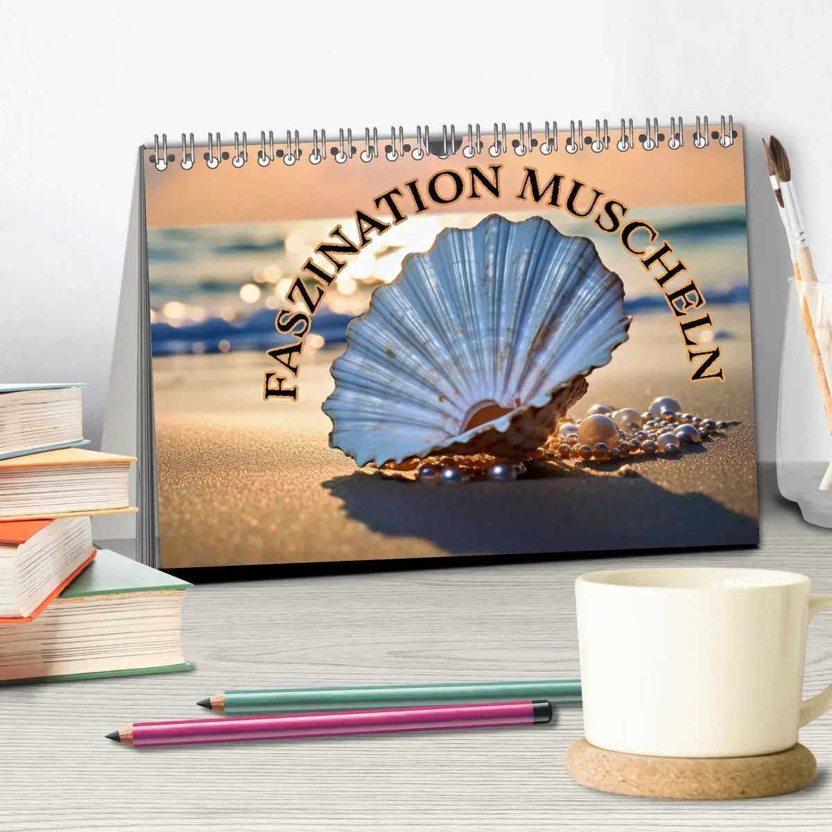 Bild: 9783457392652 | Faszination Muscheln (Tischkalender 2026 DIN A5 quer), CALVENDO...