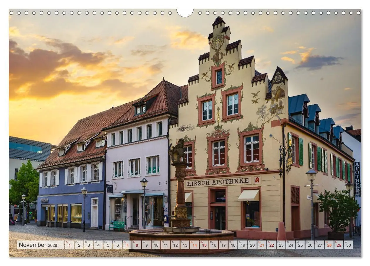Bild: 9783457602652 | Offenburg Impressionen (Wandkalender 2026 DIN A3 quer), CALVENDO...