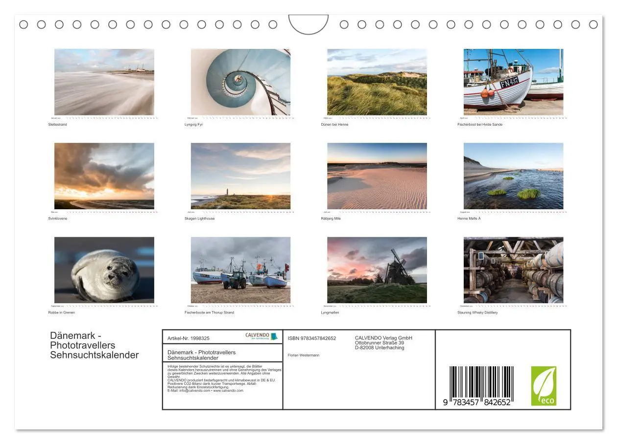 Bild: 9783457842652 | Dänemark - Phototravellers Sehnsuchtskalender (Wandkalender 2026...