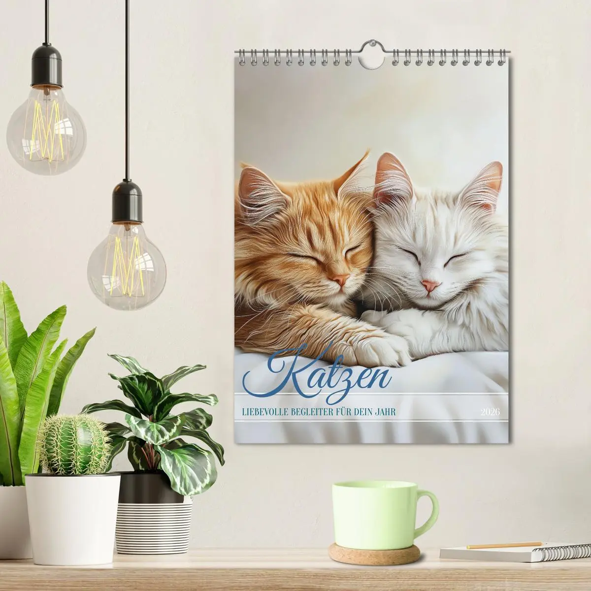 Bild: 9783516242652 | Katzen (Wandkalender 2026 DIN A4 hoch), CALVENDO Monatskalender | 2026