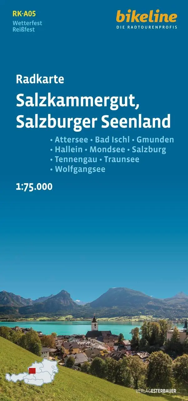 Cover: 9783711102652 | Radkarte Salzkammergut - Salzburger Seenland (RK-A05) | Verlag | 2024