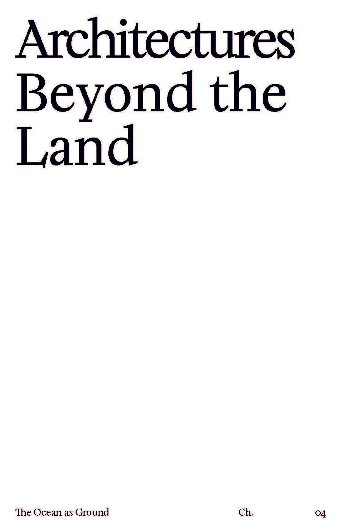 Bild: 9783986122652 | The Ocean as Ground | An Offshore Theory on Urbanisation | Vianello