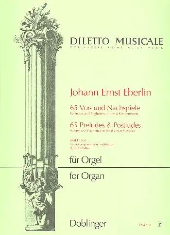 Cover: 9790012142652 | 65 Vor- und Nachspiele Band 1 | Johann Ernst Eberlin | Buch
