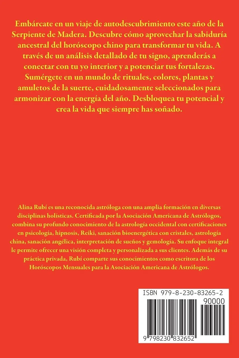 Rückseite: 9798230832652 | Cabra Horóscopo 2025 | Alina Rubi | Taschenbuch | Spanisch | 2025