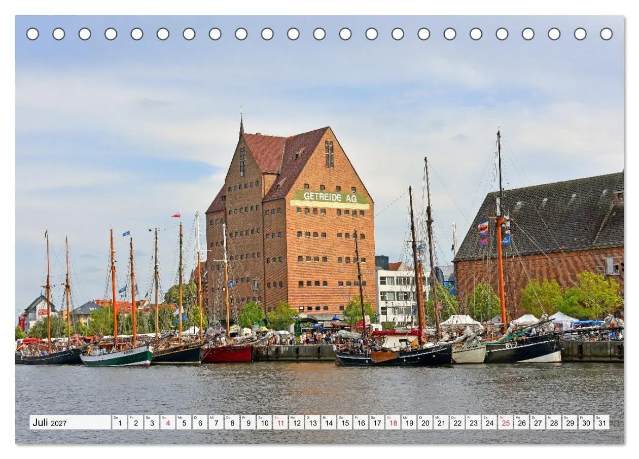 Bild: 9783569632752 | Die HANSE SAIL Das große Seglertreffen in Rostock (Tischkalender...