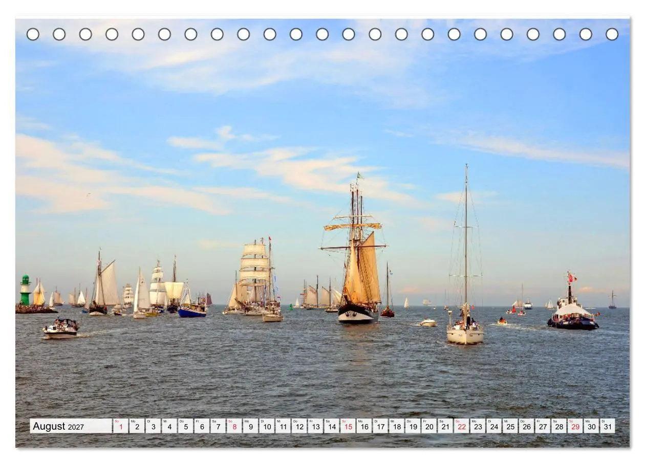 Bild: 9783569632752 | Die HANSE SAIL Das große Seglertreffen in Rostock (Tischkalender...