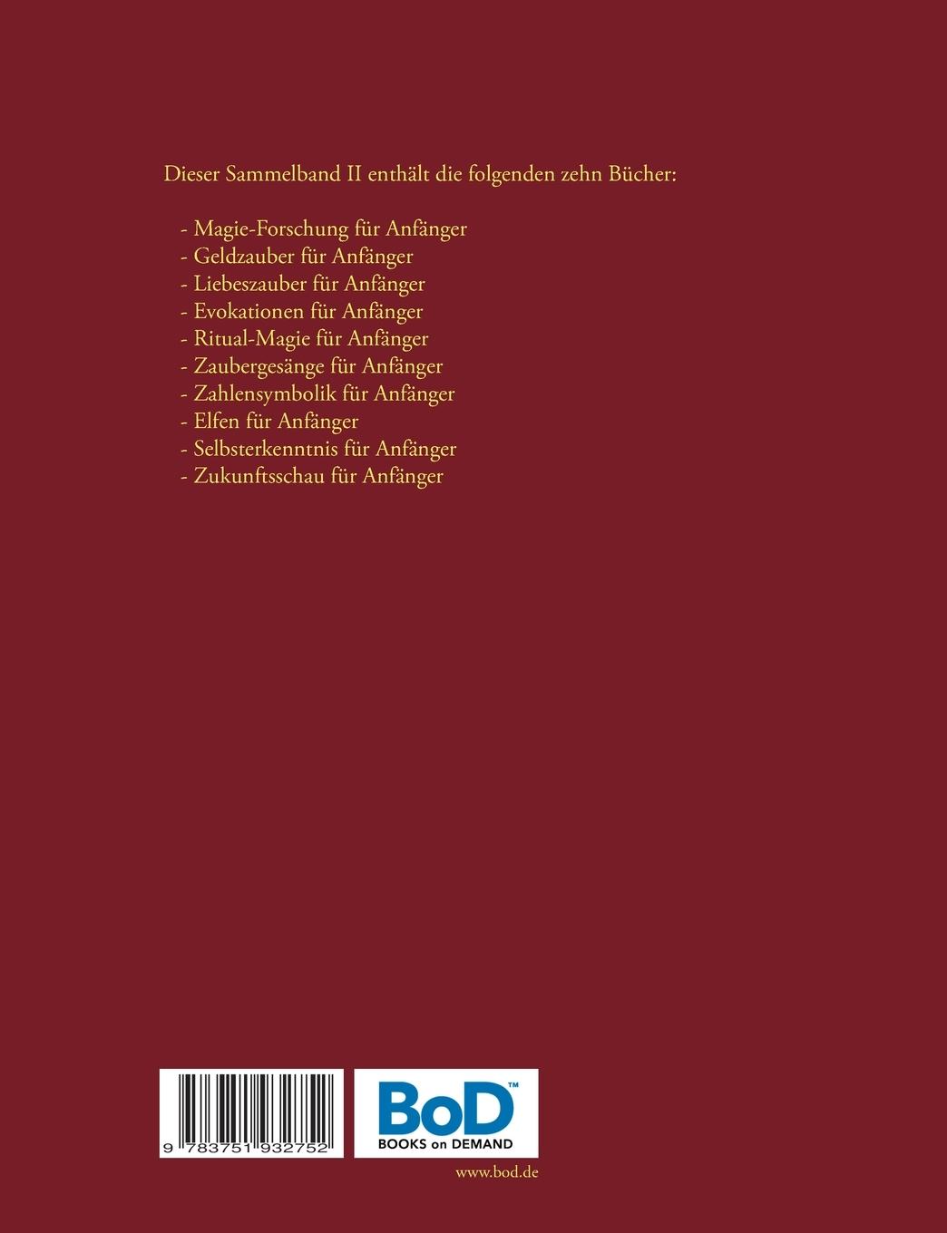 Rückseite: 9783751932752 | Magie für Anfänger - Sammelband II | Harry Eilenstein | Taschenbuch