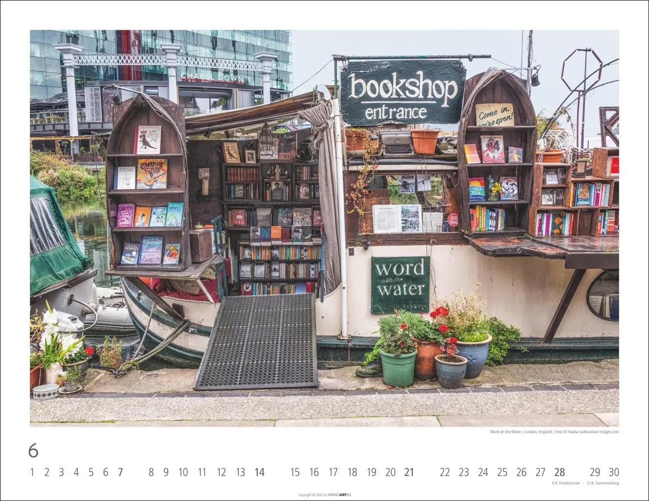 Bild: 9783839902752 | Lieblings-Buchhandlungen Kalender 2026 | Kalender | Spiralbindung