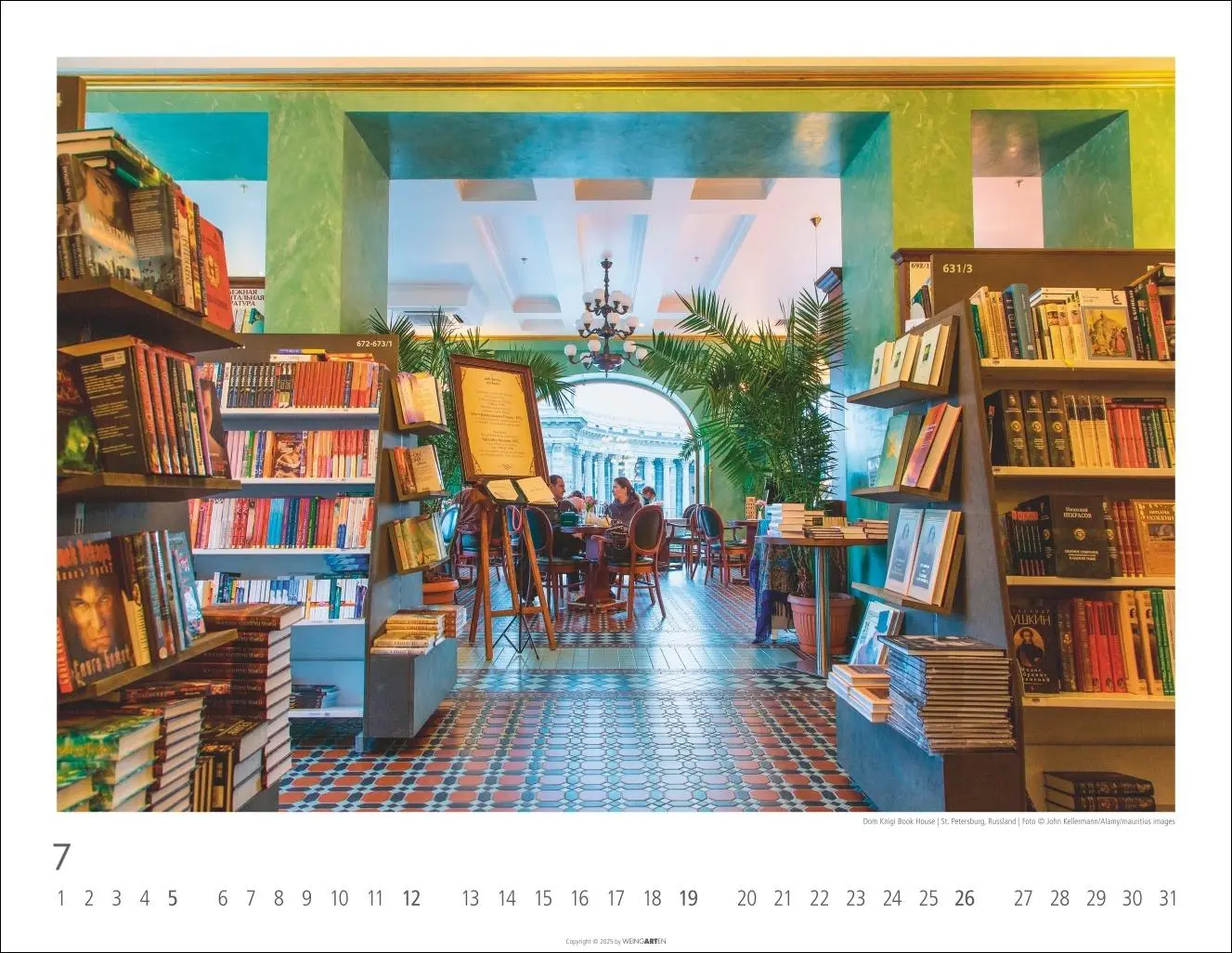 Bild: 9783839902752 | Lieblings-Buchhandlungen Kalender 2026 | Kalender | Spiralbindung