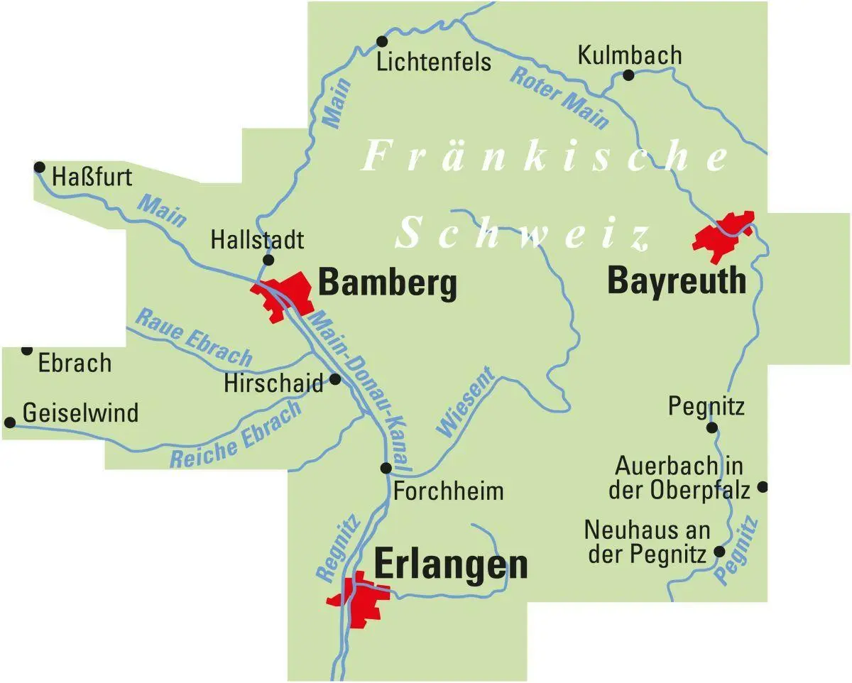 Bild: 9783969902752 | BVA ADFC Regionalkarte Traumhafte E-Bike-Touren in der Fränkischen...
