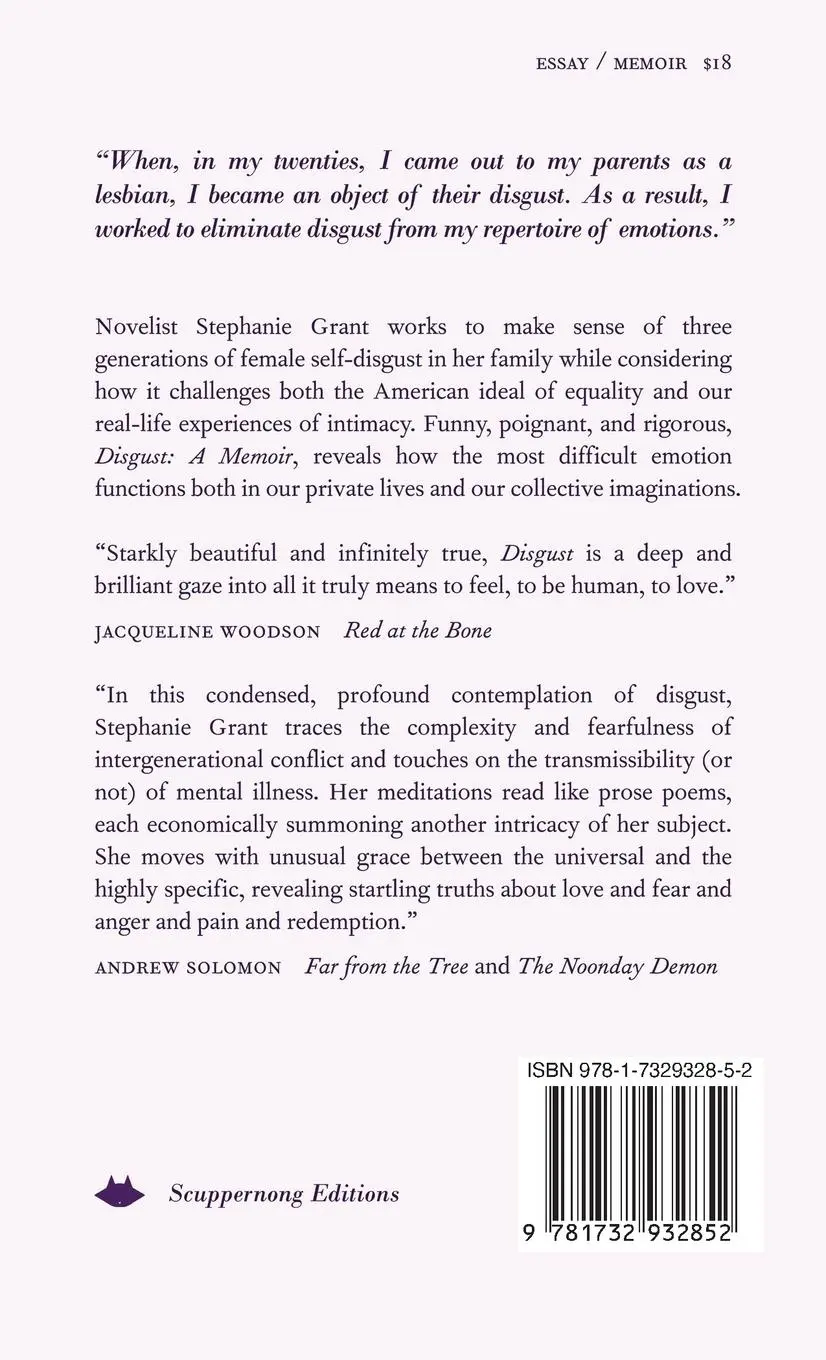 Rückseite: 9781732932852 | Disgust | A Memoir | Stephanie Grant | Taschenbuch | Englisch | 2021