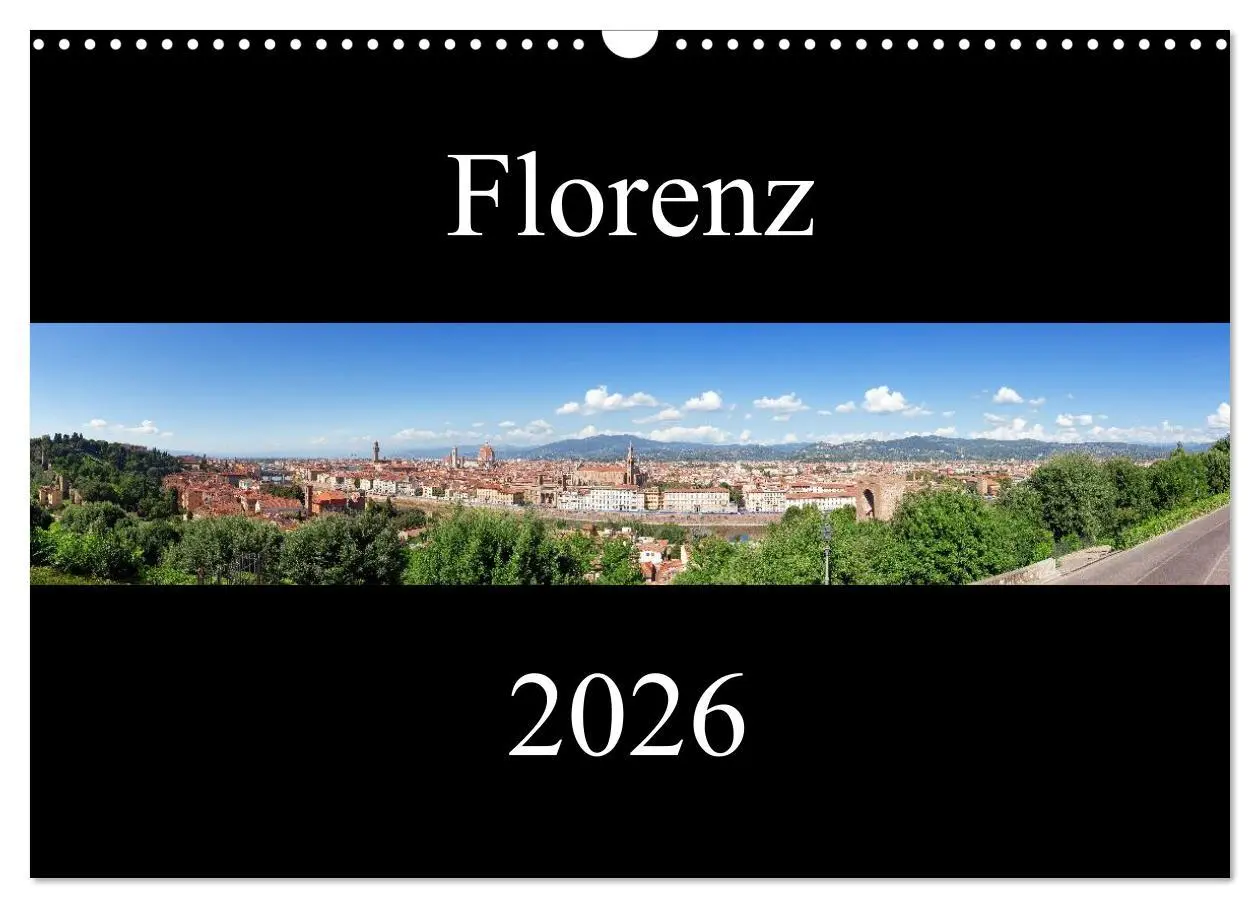 Cover: 9783516152852 | Florenz (Wandkalender 2026 DIN A3 quer), CALVENDO Monatskalender