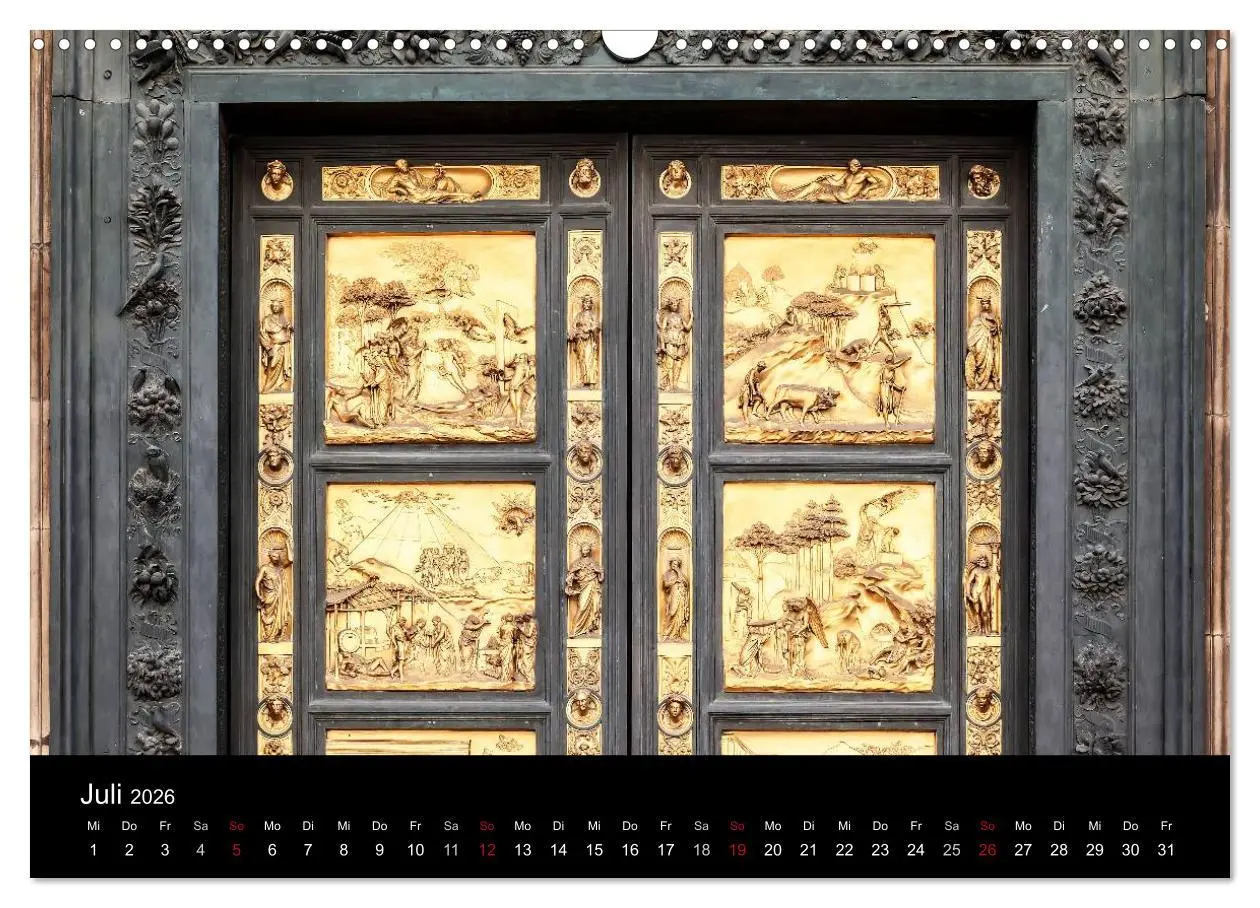 Bild: 9783516152852 | Florenz (Wandkalender 2026 DIN A3 quer), CALVENDO Monatskalender