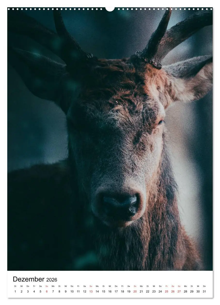 Bild: 9783516392852 | Wilde Nachbarn: Rotwild (hochwertiger Premium Wandkalender 2026 DIN...