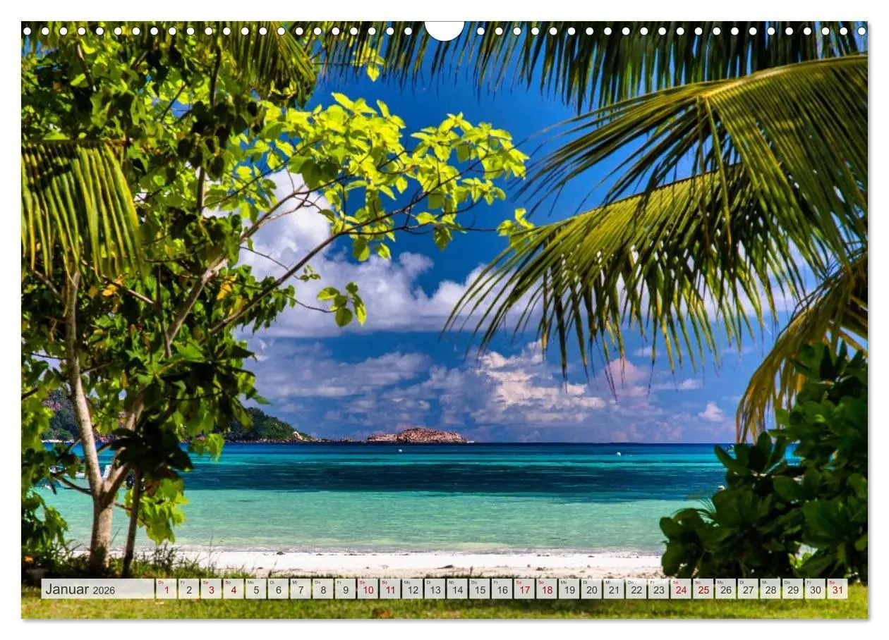 Bild: 9783516532852 | Die Seychellen - ganz nah am Paradies (Wandkalender 2026 DIN A3...